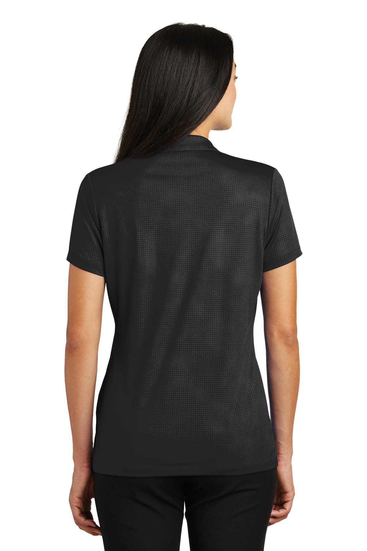 Sport-Tek Ladies Embossed PosiCharge Tough Polo. LST630 - Image 2