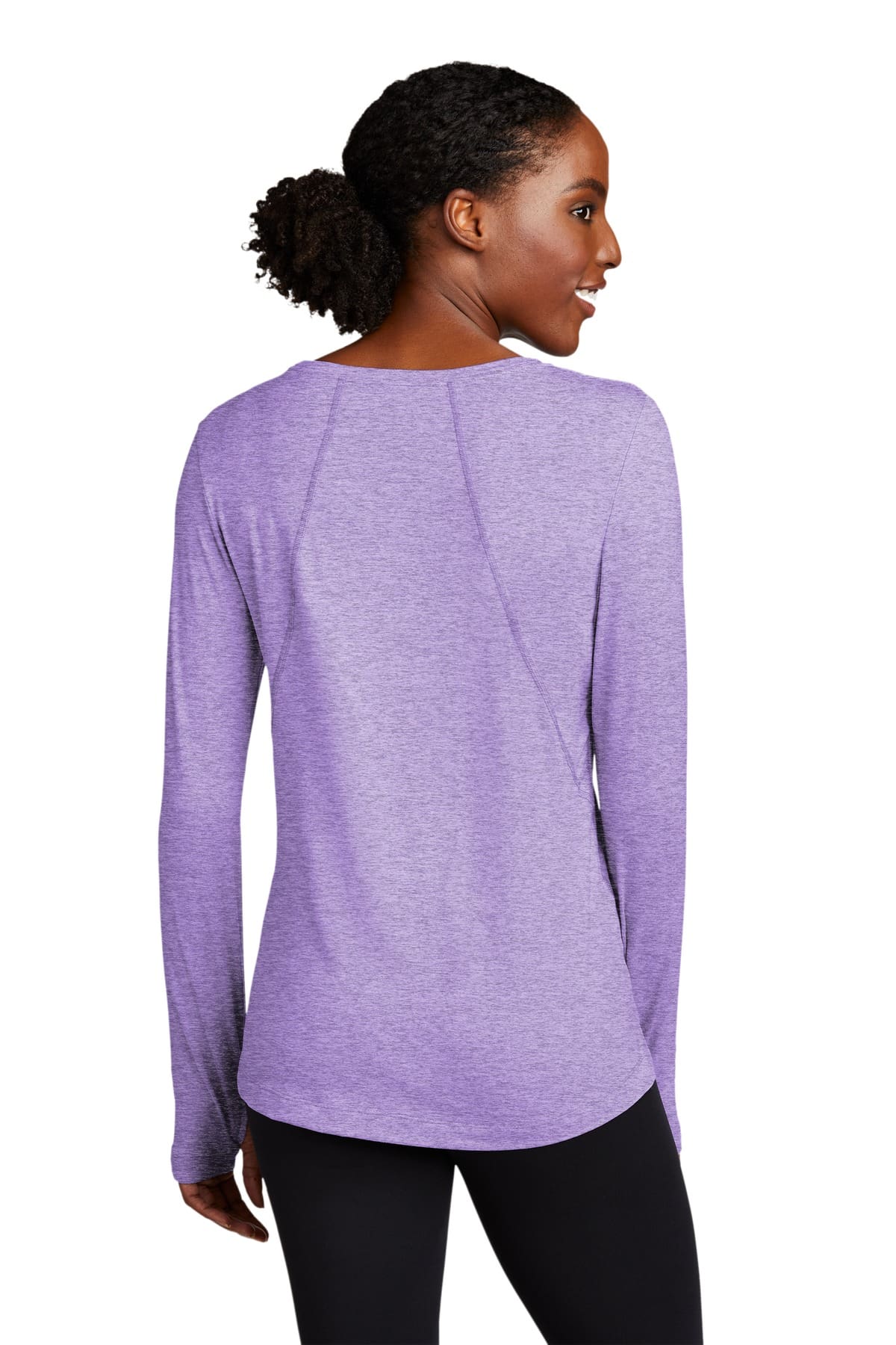 Sport-Tek Women's Exchange 1.5 Long Sleeve Crew. LST710 - Image 2