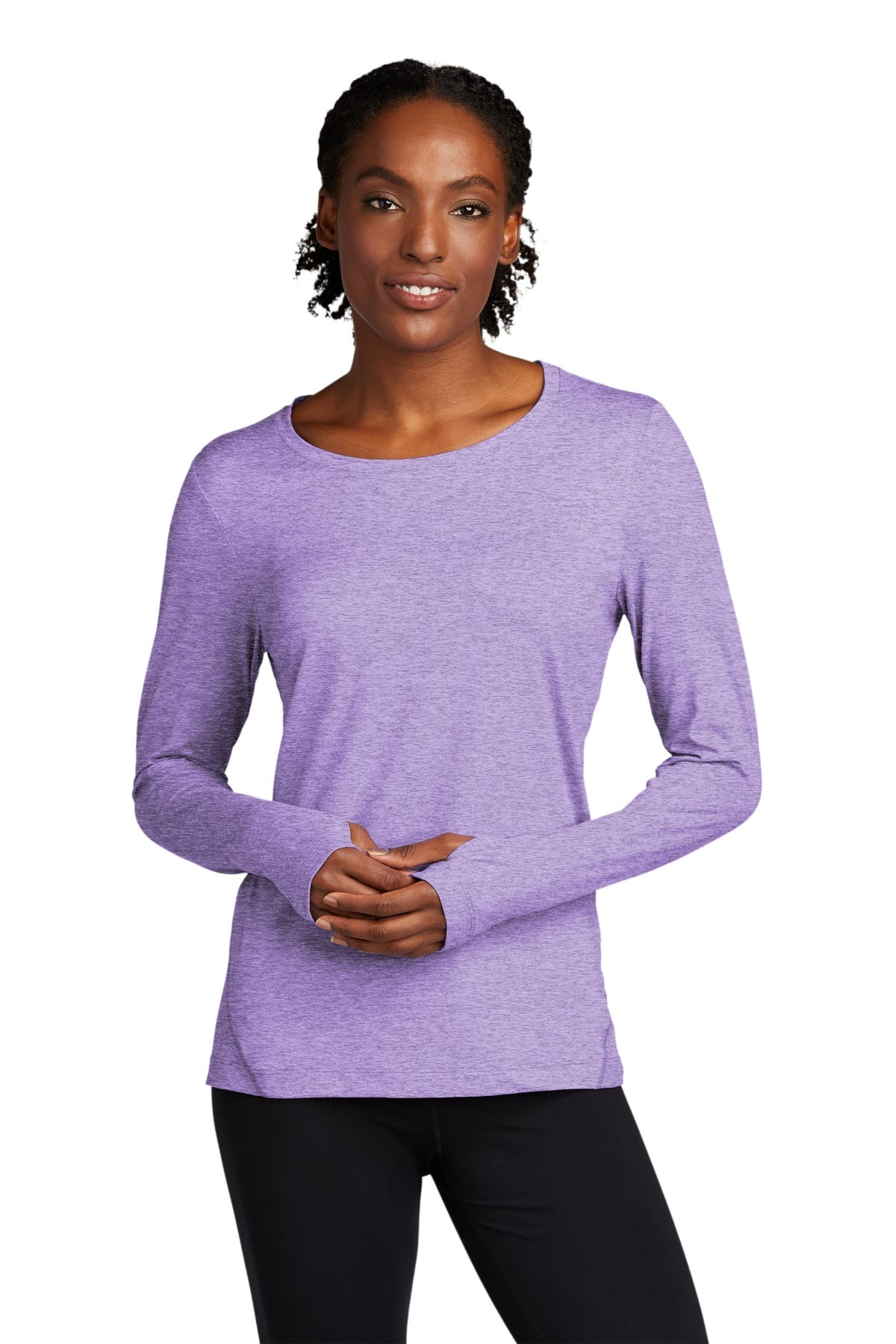 Sport-Tek Women's Exchange 1.5 Long Sleeve Crew. LST710