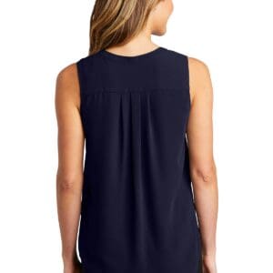 Alternative view of Port Authority  Ladies Sleeveless Blouse. LW703