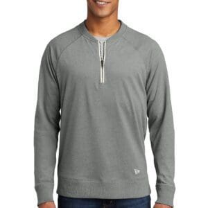 New Era  Sueded Cotton Blend 1/4-Zip Pullover NEA123