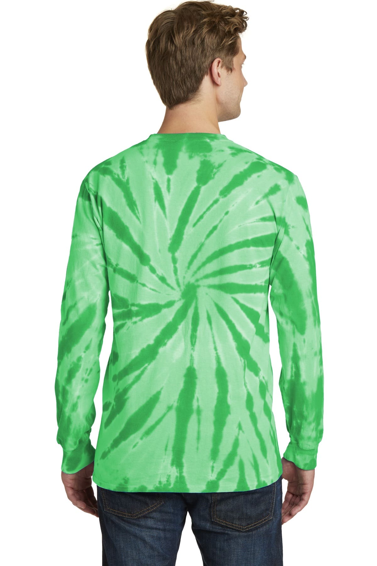 Port & Company Tie-Dye Long Sleeve Tee.  PC147LS - Image 2