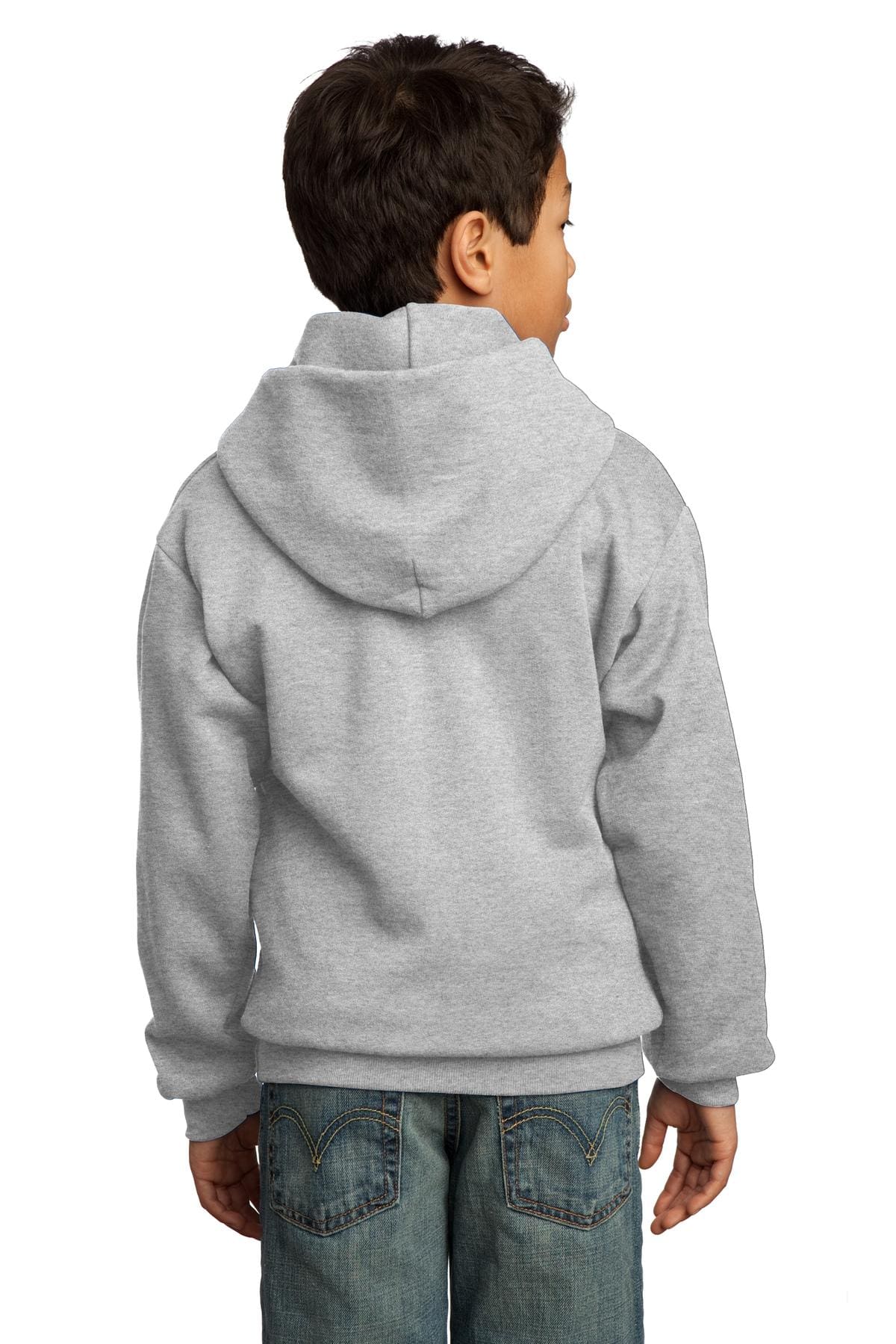 Port & Company - Youth Core Fleece Pullover Hooded Sweatshirt.  PC90YH - Image 2