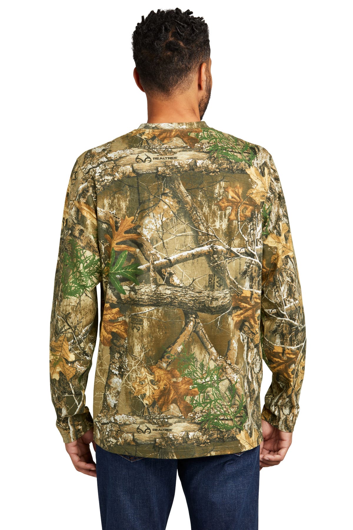 Russell Outdoors Realtree Long Sleeve Pocket Tee RU100LSP - Image 2