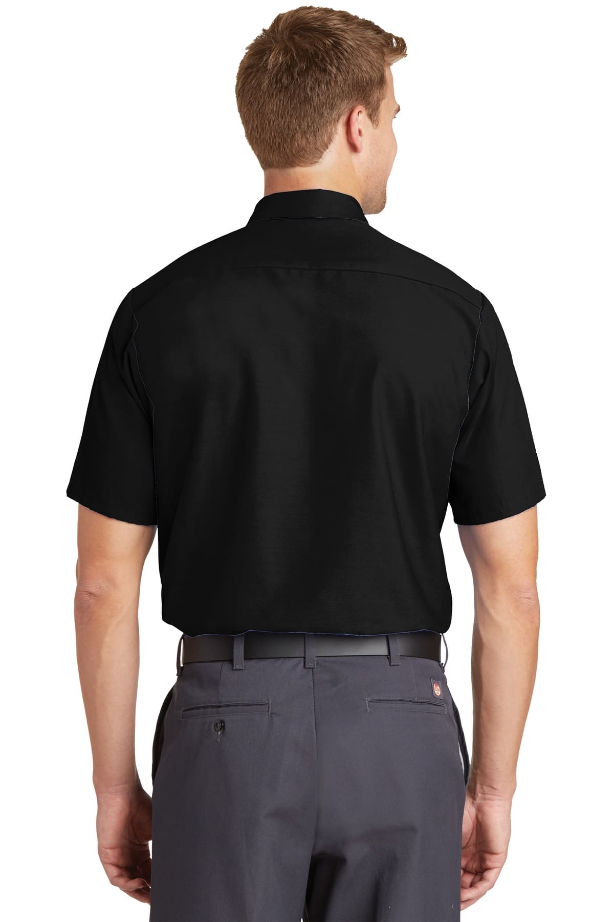 Red Kap Long Size  Short Sleeve Industrial Work Shirt. SP24LONG - Image 2