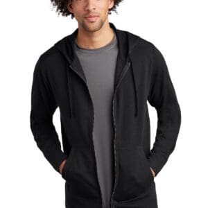Sport-Tek  PosiCharge  Tri-Blend Wicking Fleece Full-Zip Hooded Jacket ST293