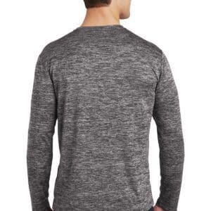 Alternative view of Sport-Tek  PosiCharge  Long Sleeve Electric Heather Tee. ST390LS