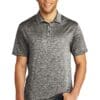 Sport-Tek  PosiCharge  Electric Heather Polo. ST590