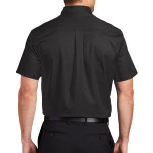 Alternative view of Port Authority Tall Short Sleeve Easy Care Shirt. TLS508