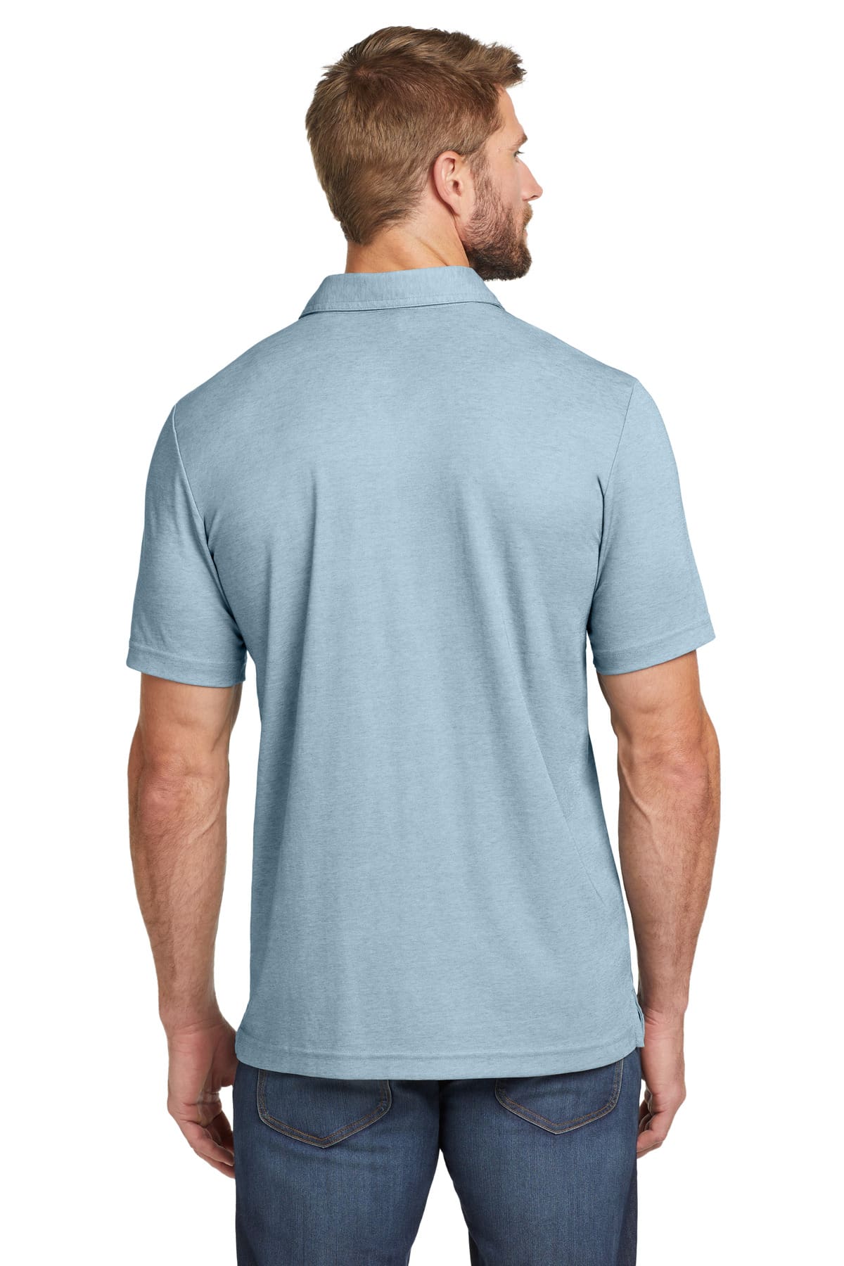 TravisMathew Oceanside Heather Polo. TM1MU412 - Image 2