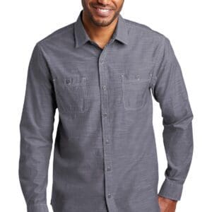 Port Authority Slub Chambray Shirt. W380
