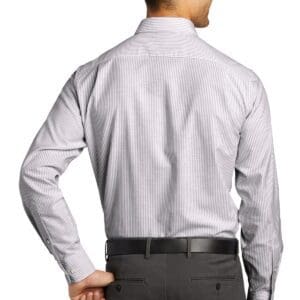 Alternative view of Port Authority  SuperPro  Oxford Stripe Shirt. W657