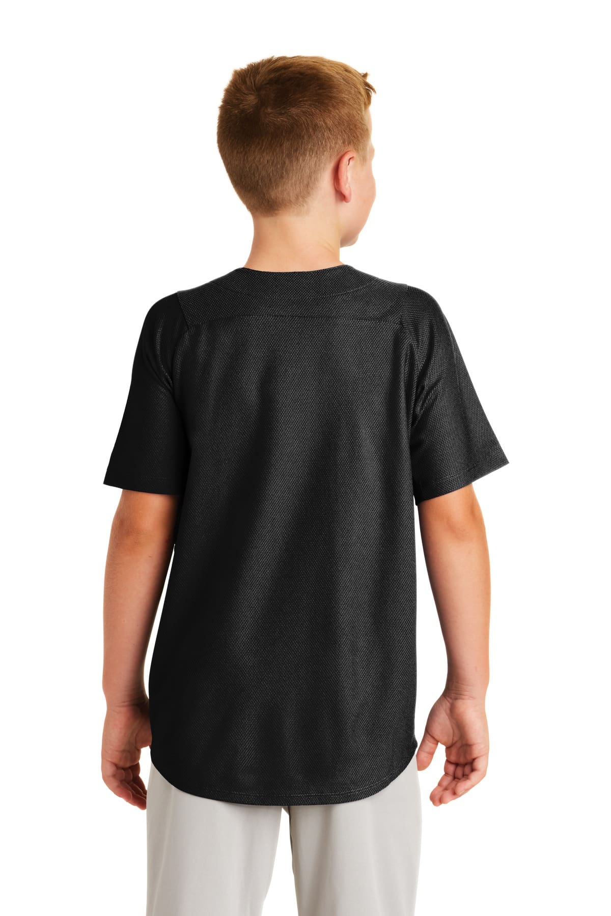 New Era  Youth Diamond Era Full-Button Jersey. YNEA220 - Image 2