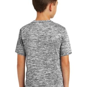 Alternative view of Sport-Tek Youth PosiCharge Electric Heather Tee. YST390